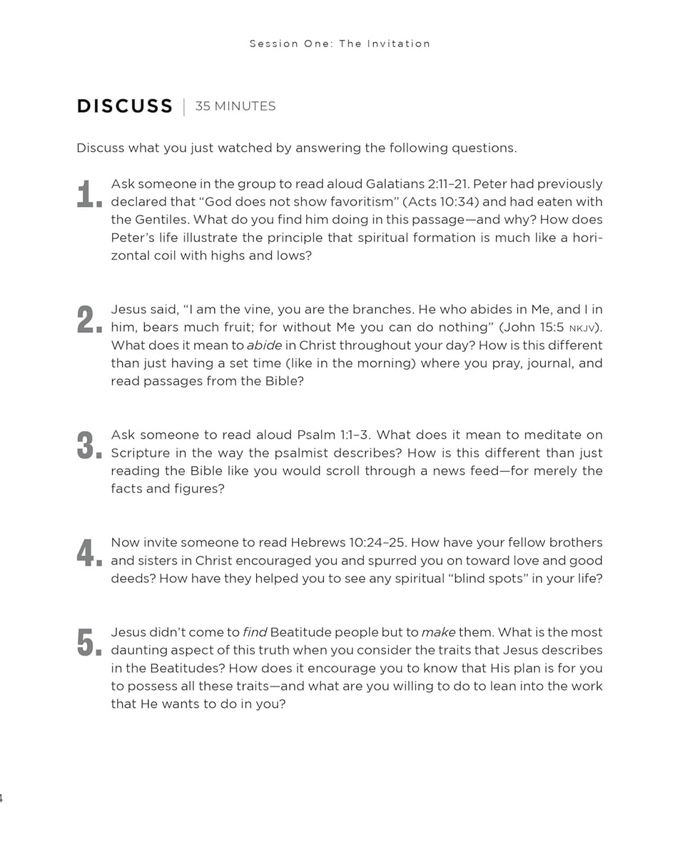 Becoming Like Jesus Bible Study Guide plus Streaming Video: A Bible Study on the Beatitudes