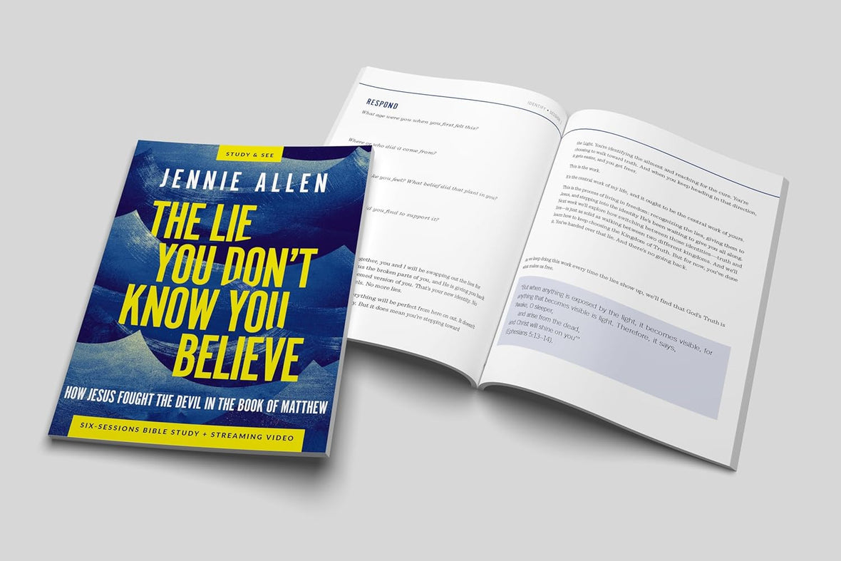 The Lie You Don't Know You Believe Bible Study Guide + Book + Journal Premium Bundle