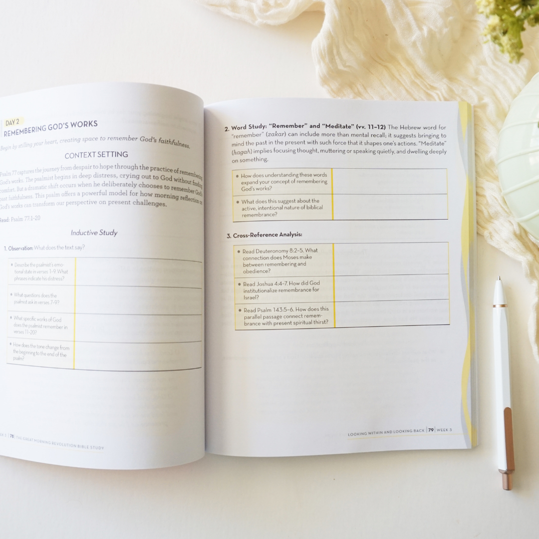 The GREAT Morning Revolution Bible Study Guide plus Streaming Video: Discover a Rhythm of Prayer to Begin Each Day