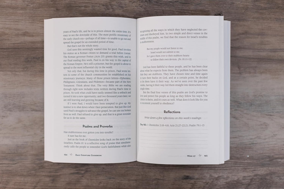 Daily Scripture Guidebook: A 52-Week Journey Through the Bible
