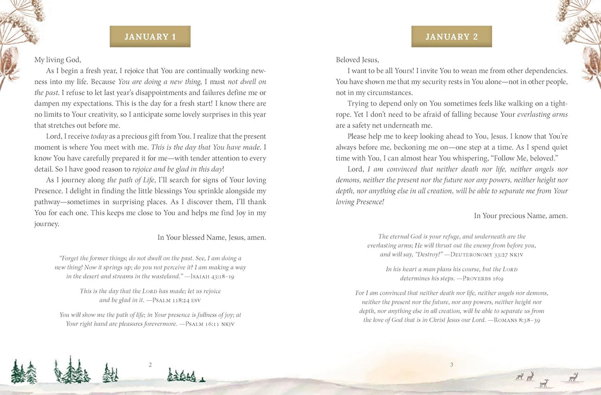 Jesus Listens: Prayers for Every Season (NEW for 2025): A 365-Day Illustrated Devotional Prayer Book – The Perfect Christian Christmas Gift