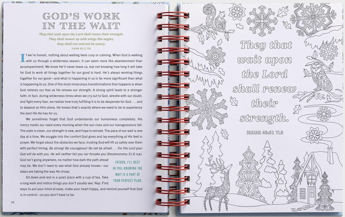 Devotional Coloring Book: Cozy Moments to Calm Your Heart