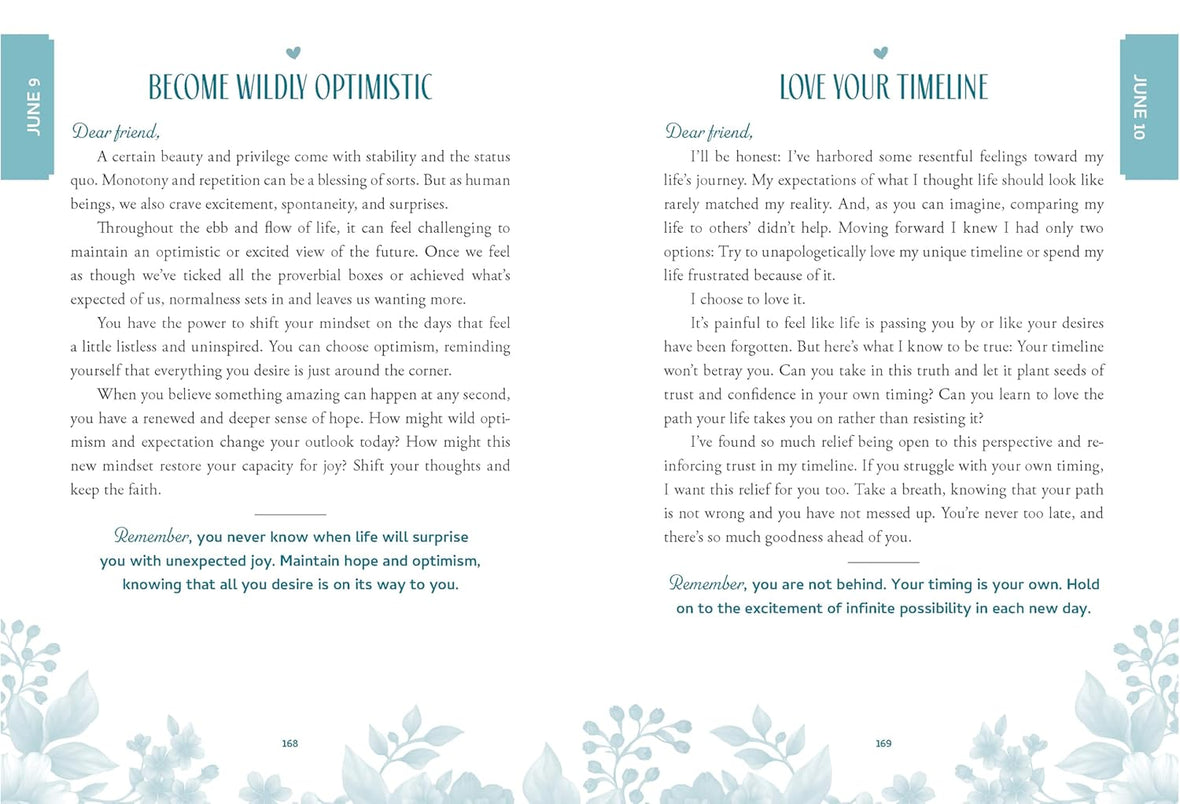 Dear Friend: Daily Love Notes for Contemplation, Connection, and Clarity (365 Days) – The Perfect Inspirational Christmas Gift for Women