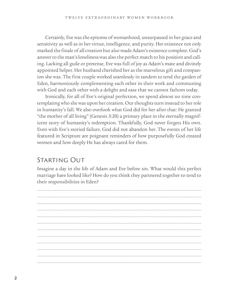 Twelve Extraordinary Women Workbook, Revised and Updated: How God Shaped Women of the Bible and What He Wants to Do With You