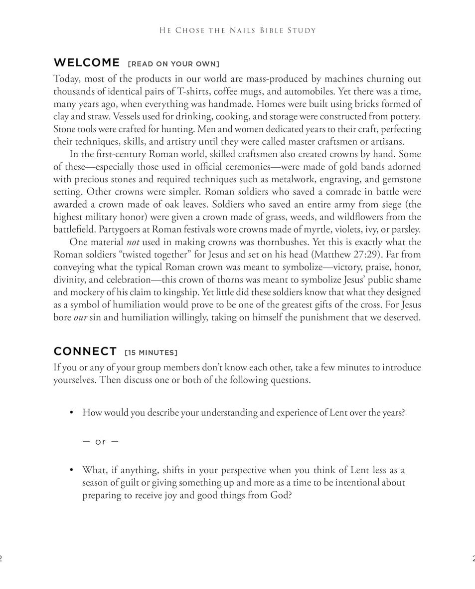 He Chose the Nails Bible Study Guide + Streaming Video, Updated Edition: What God Did to Win Your Heart