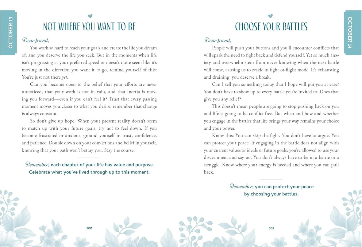 Dear Friend: Daily Love Notes for Contemplation, Connection, and Clarity (365 Days) – The Perfect Inspirational Christmas Gift for Women