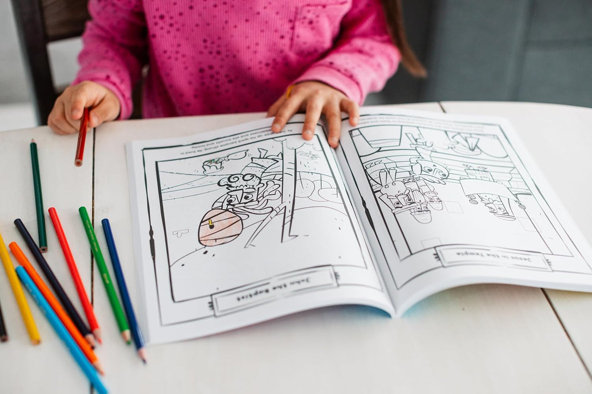 Hey-O! Coloring Book: Over 90 Bible Story Pages for Kids to Color