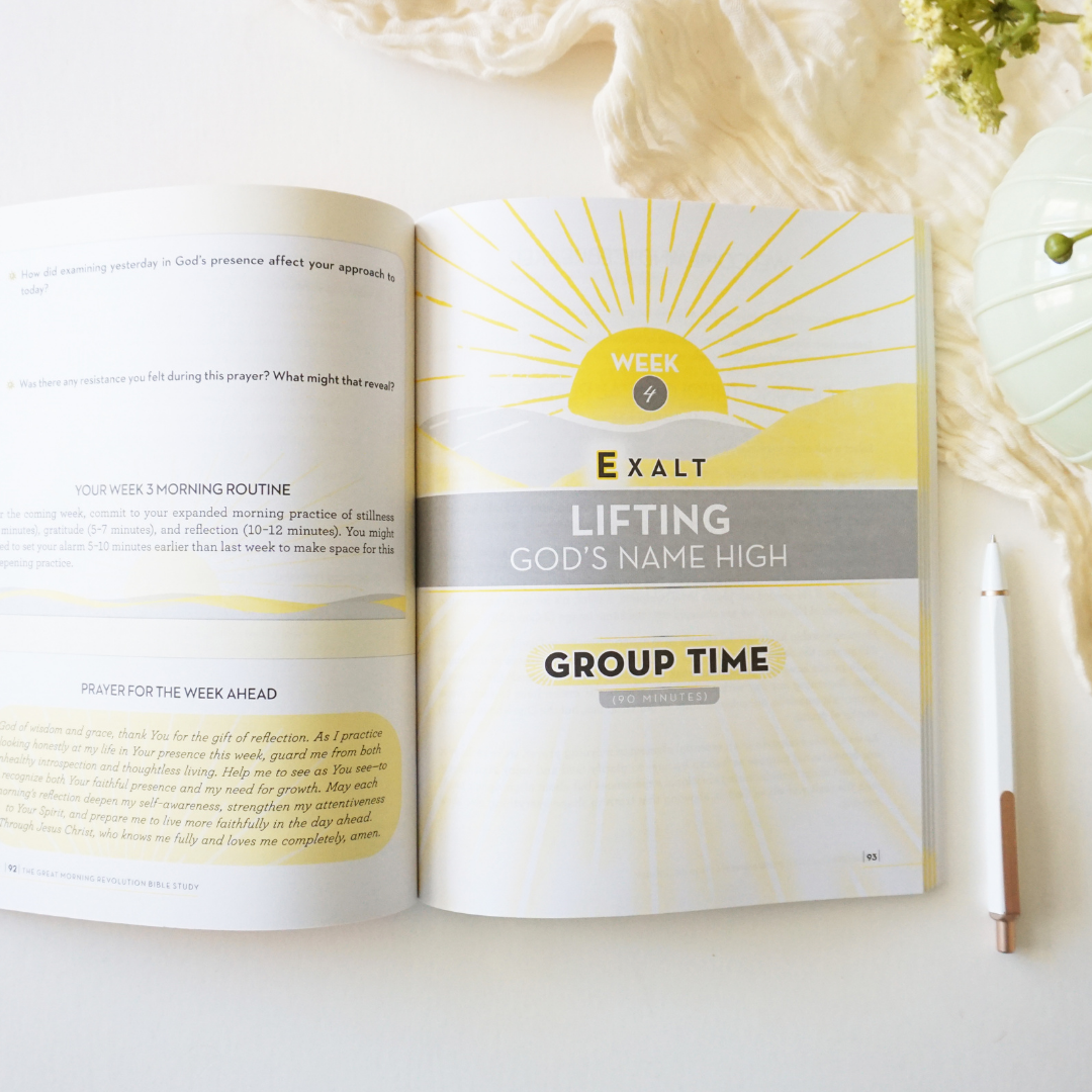 The GREAT Morning Revolution Bible Study Guide plus Streaming Video: Discover a Rhythm of Prayer to Begin Each Day