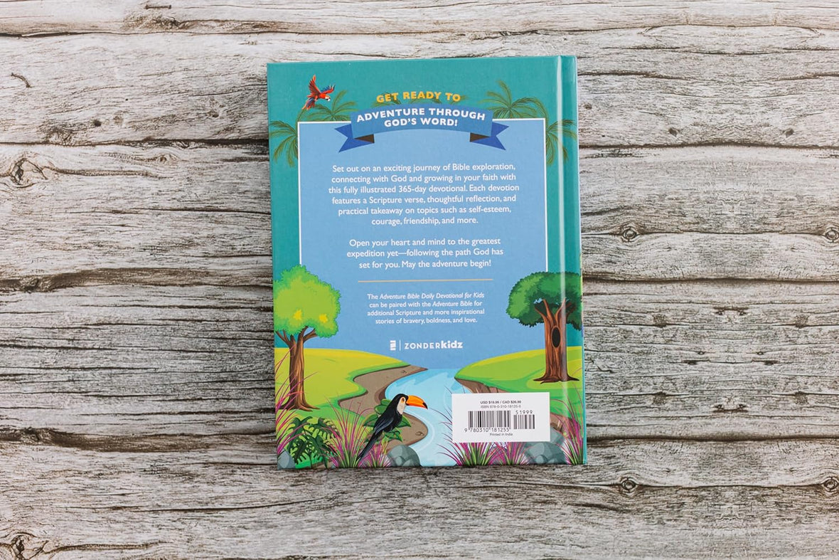 Adventure Bible Daily Devotional for Kids: A 365-Day Guide to Understanding the Bible