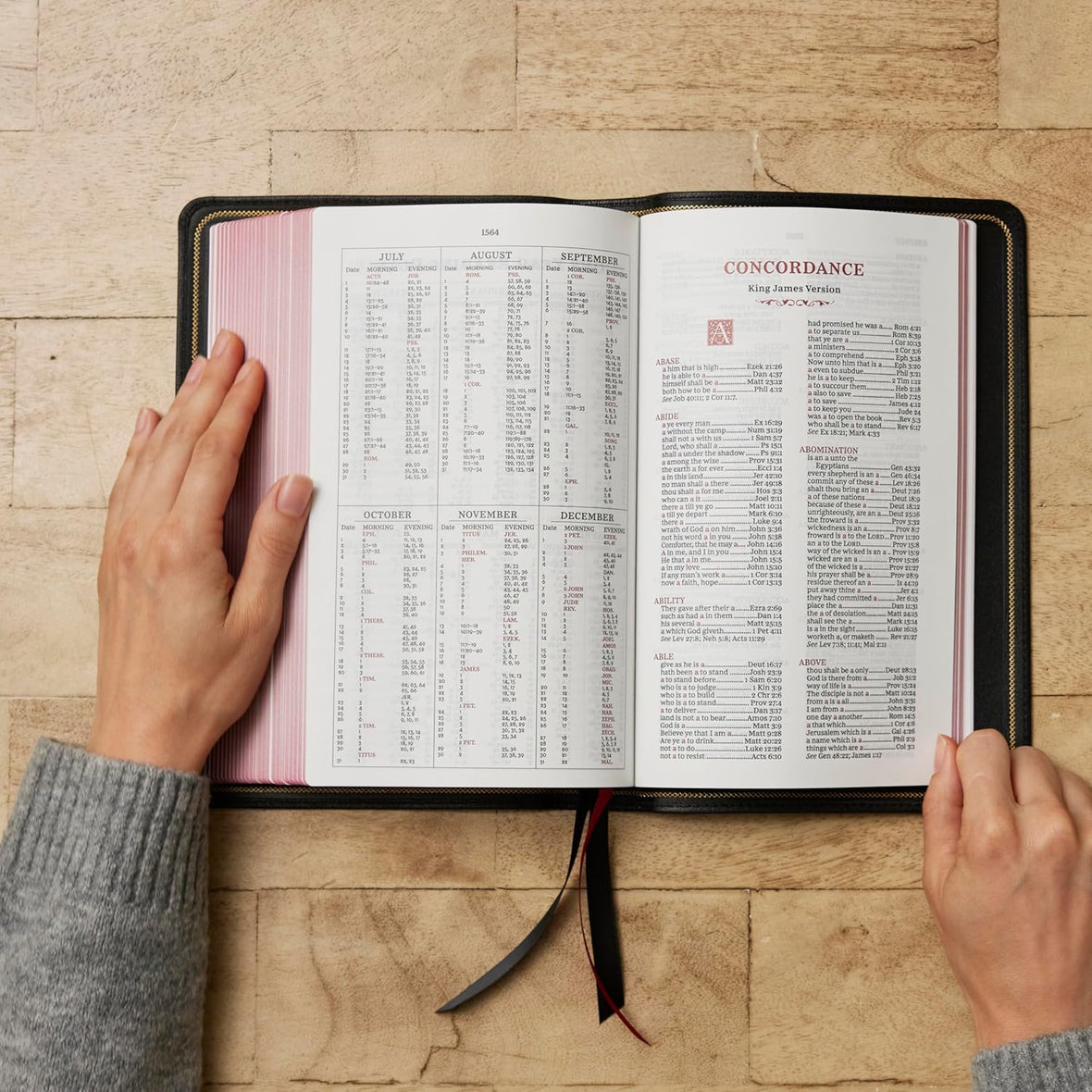 KJV, Sovereign Collection Bible, Personal Size, Red Letter Edition, Comfort Print