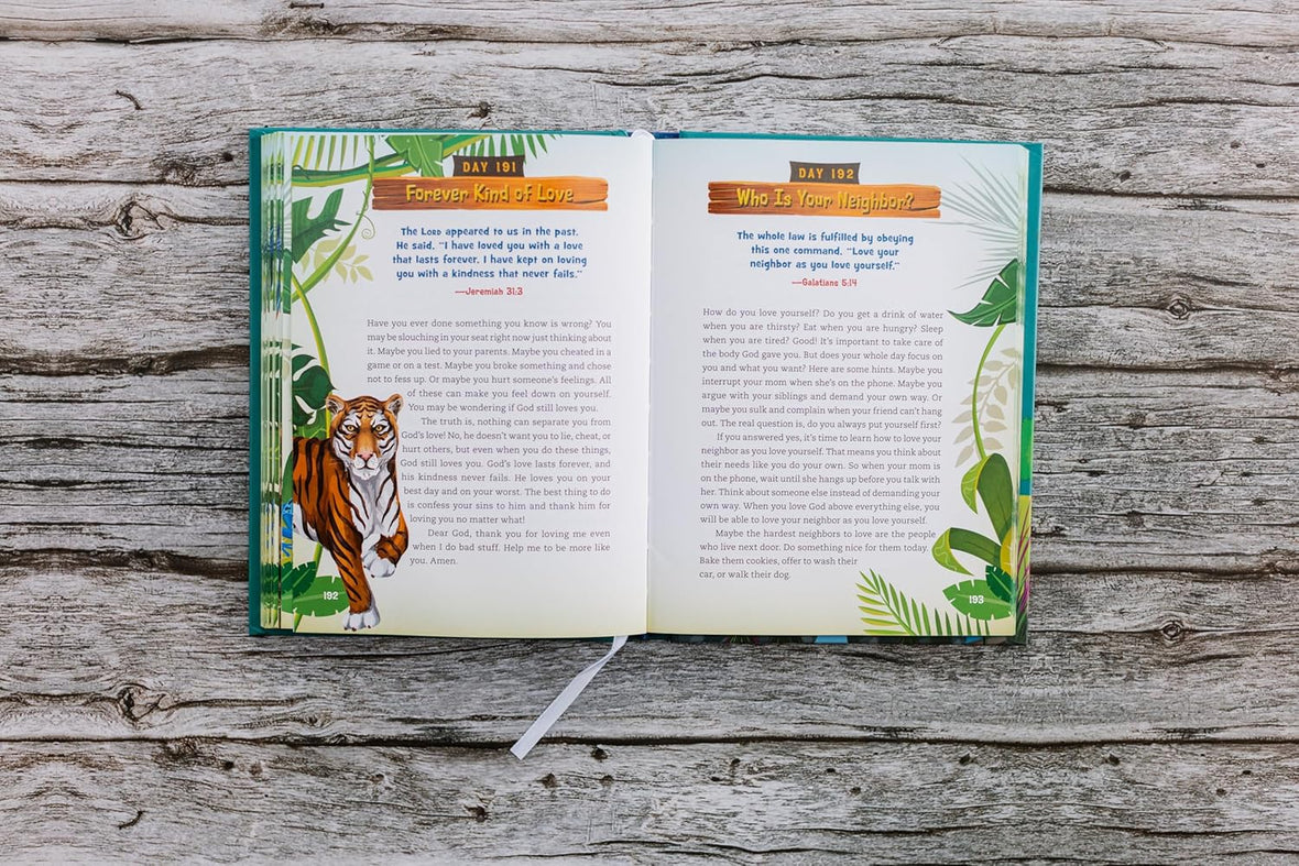 Adventure Bible Daily Devotional for Kids: A 365-Day Guide to Understanding the Bible