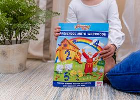 The Beginner's Bible Preschool Math Workbook: Practice Numbers, Addition, Subtraction, Math Readiness, and More