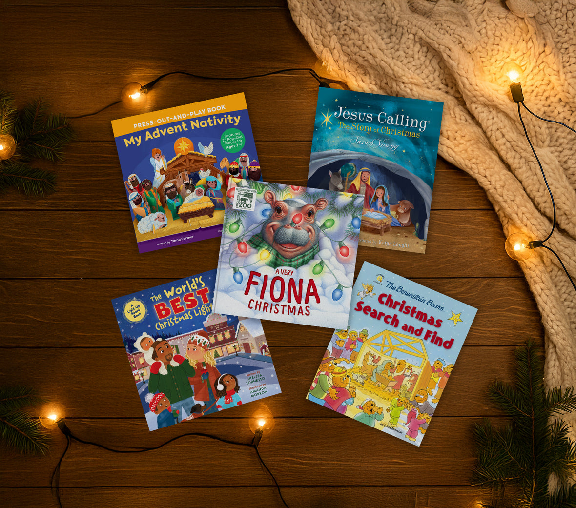 Baby & Toddler Christmas Book Collection-5 Holiday Favorites For Ages 0–4