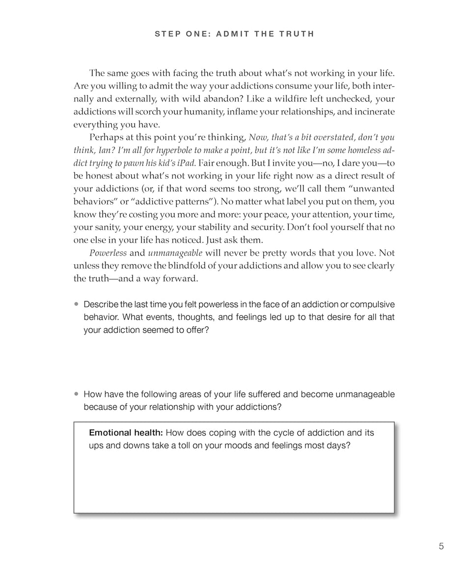 The Fix Workbook: How the Twelve Steps Offer a Surprising Path of Transformation for the Well-Adjusted, the Down-and-Out, and Everyone in Between