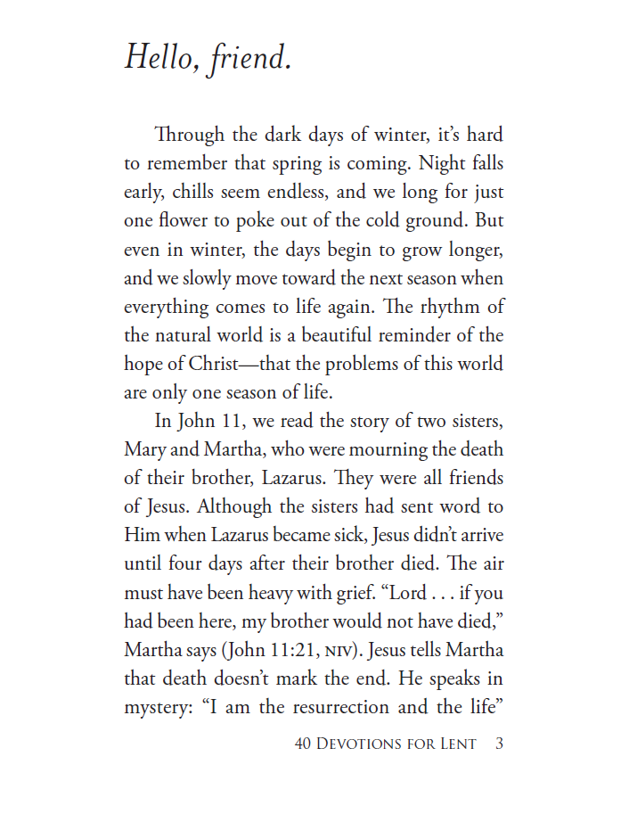 Daily Guideposts: 40 Devotions for Lent