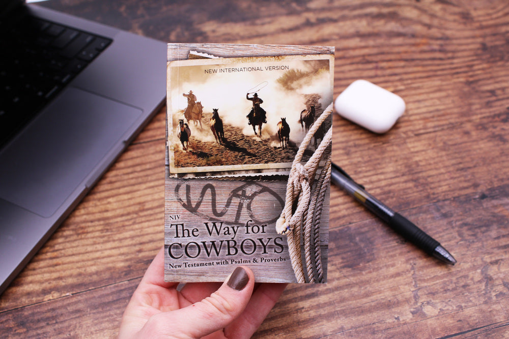 NIV, The Way for Cowboys New Testament with Psalms and Proverbs, Pocket-Sized, Paperback, Comfort Print