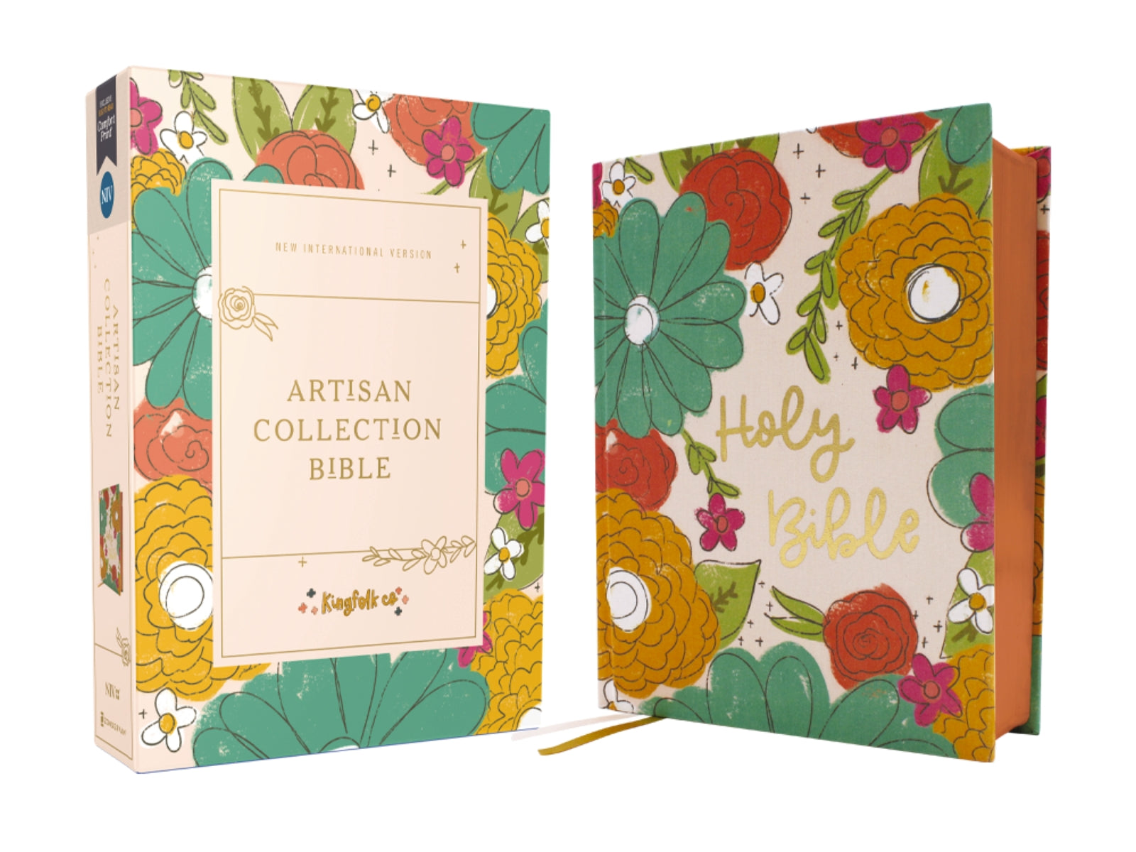 NIV, Artisan Collection Bible, Cloth over Board, Red Letter