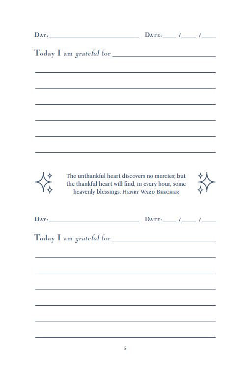 5-Minute Gratitude Journal