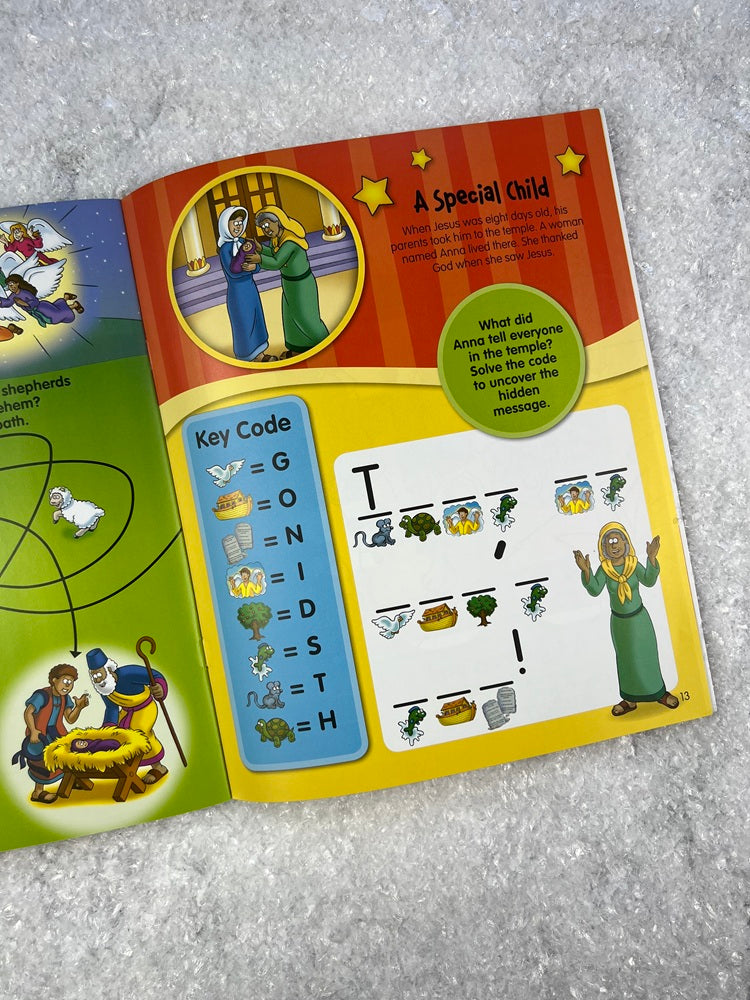 The Beginner's Bible A Christmas Celebration Sticker and Activity Book
