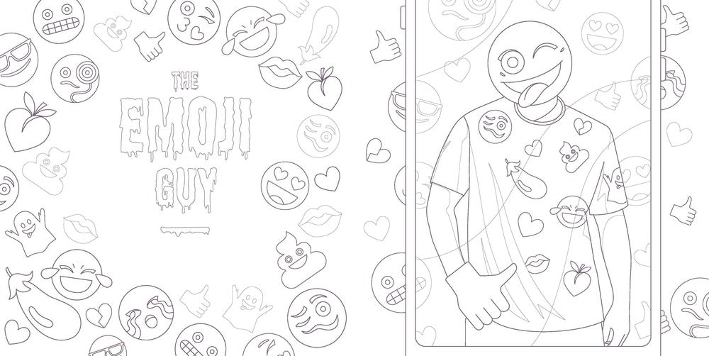 The Horrors of Dating: A Coloring Book