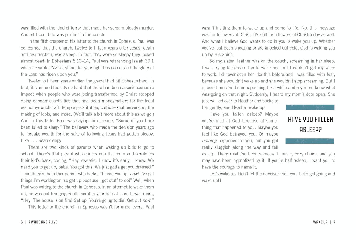 Awake and Alive: A 30-Day Challenge to Revive Your Faith (30 Daily Devotions)