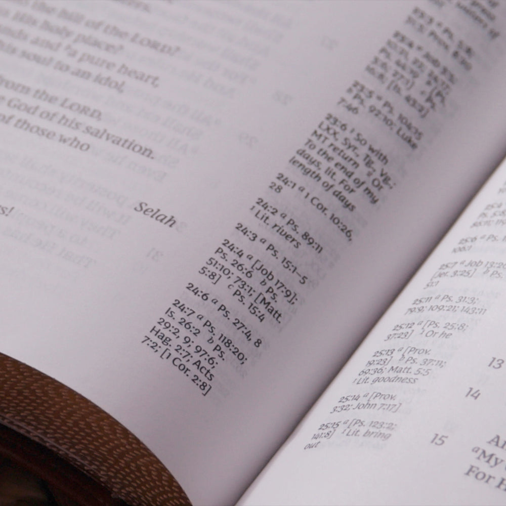 NKJV, Single-Column Reference Bible, Verse-by-verse, Red Letter, Comfort Print