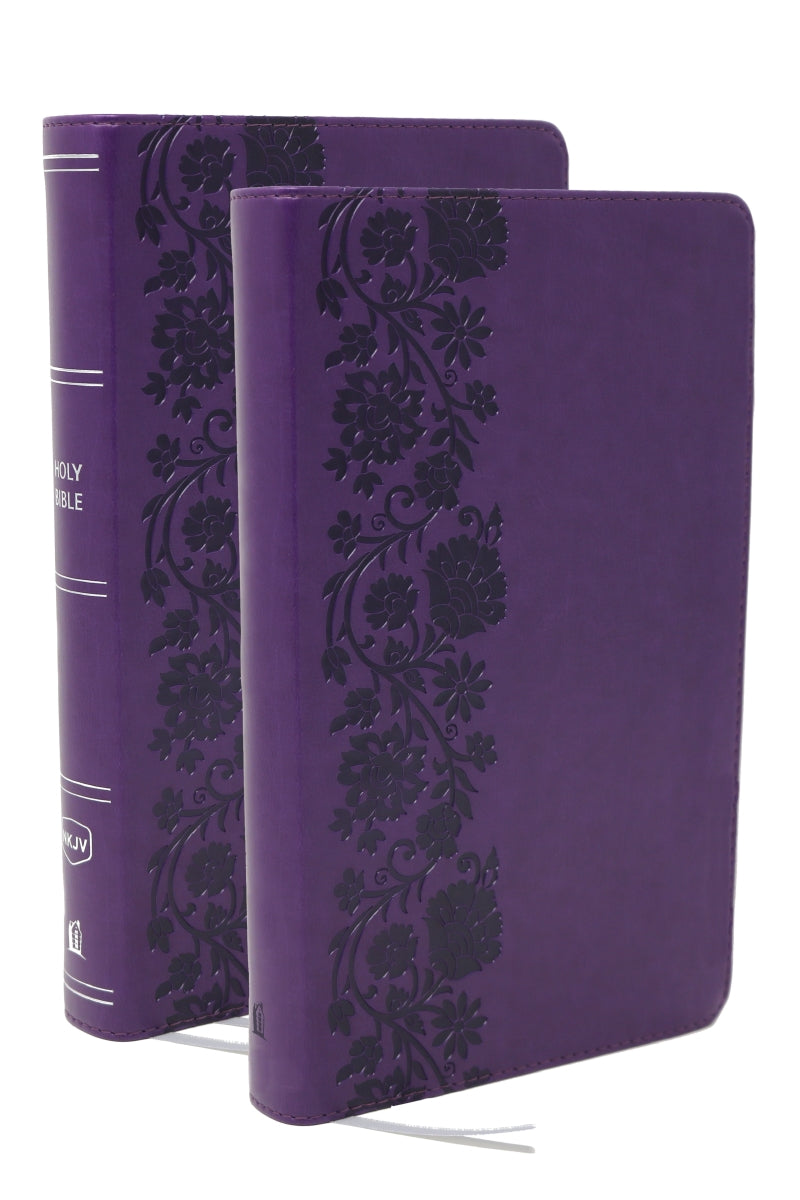 NKJV Bible + Journal Set: Personal Size, Large Print Bible with