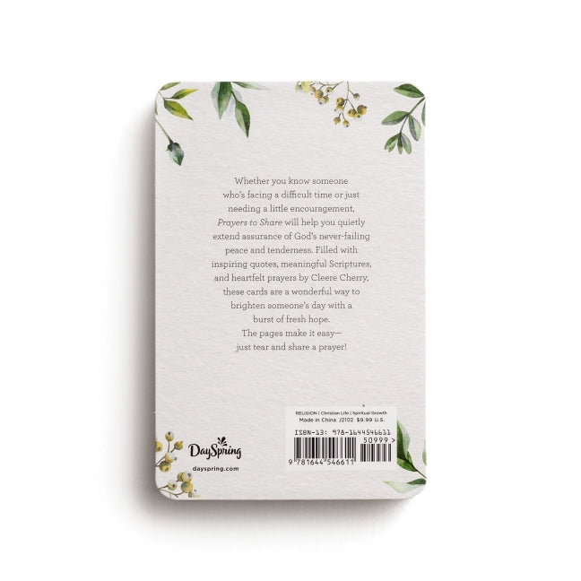 100 Pass-Along Notes for Peace: Prayers to Share (Shareable Messages of Encouragement with a Prayer, Scripture, and Inspirational Quote)