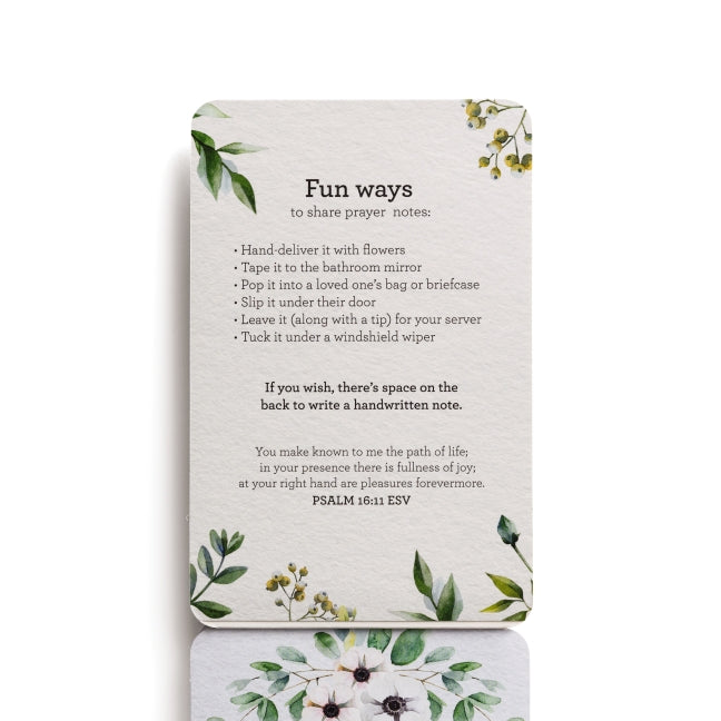 100 Pass-Along Notes for Peace: Prayers to Share (Shareable Messages of Encouragement with a Prayer, Scripture, and Inspirational Quote)