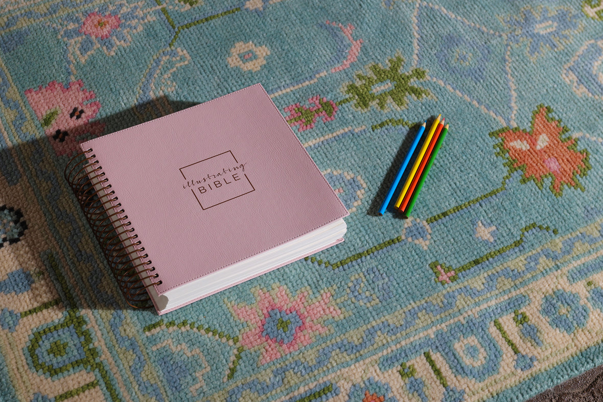 NIV, Spiral-bound Illustrating Bible, Leathersoft Spiral, Pink: Draw, Write, and Reflect Your Way Through Scripture