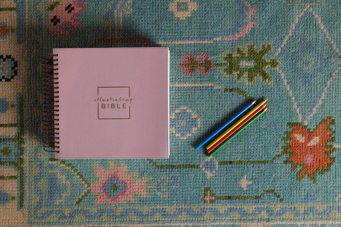 NIV, Spiral-bound Illustrating Bible, Leathersoft Spiral, Pink: Draw, Write, and Reflect Your Way Through Scripture