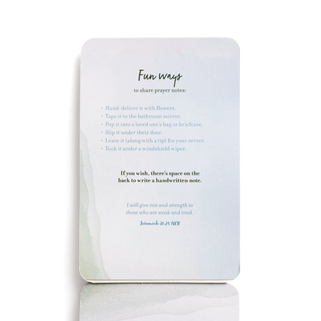 Note For Peace 100 Pass-Along Notes for Peace & Rest: Prayers to Share (Shareable Mes ...