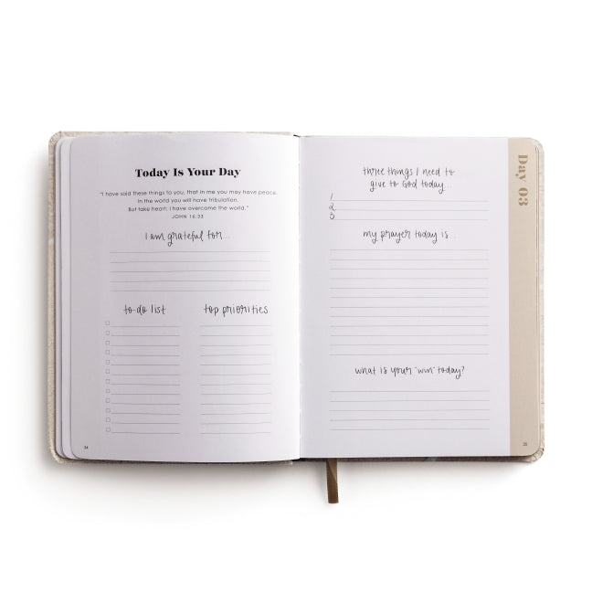 Inspirational Productivity Journal: You Are Strong & Courageous