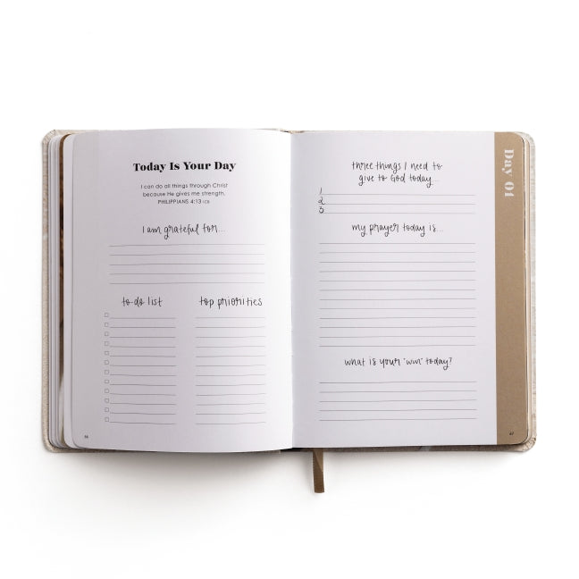 Inspirational Productivity Journal: You Are Strong & Courageous