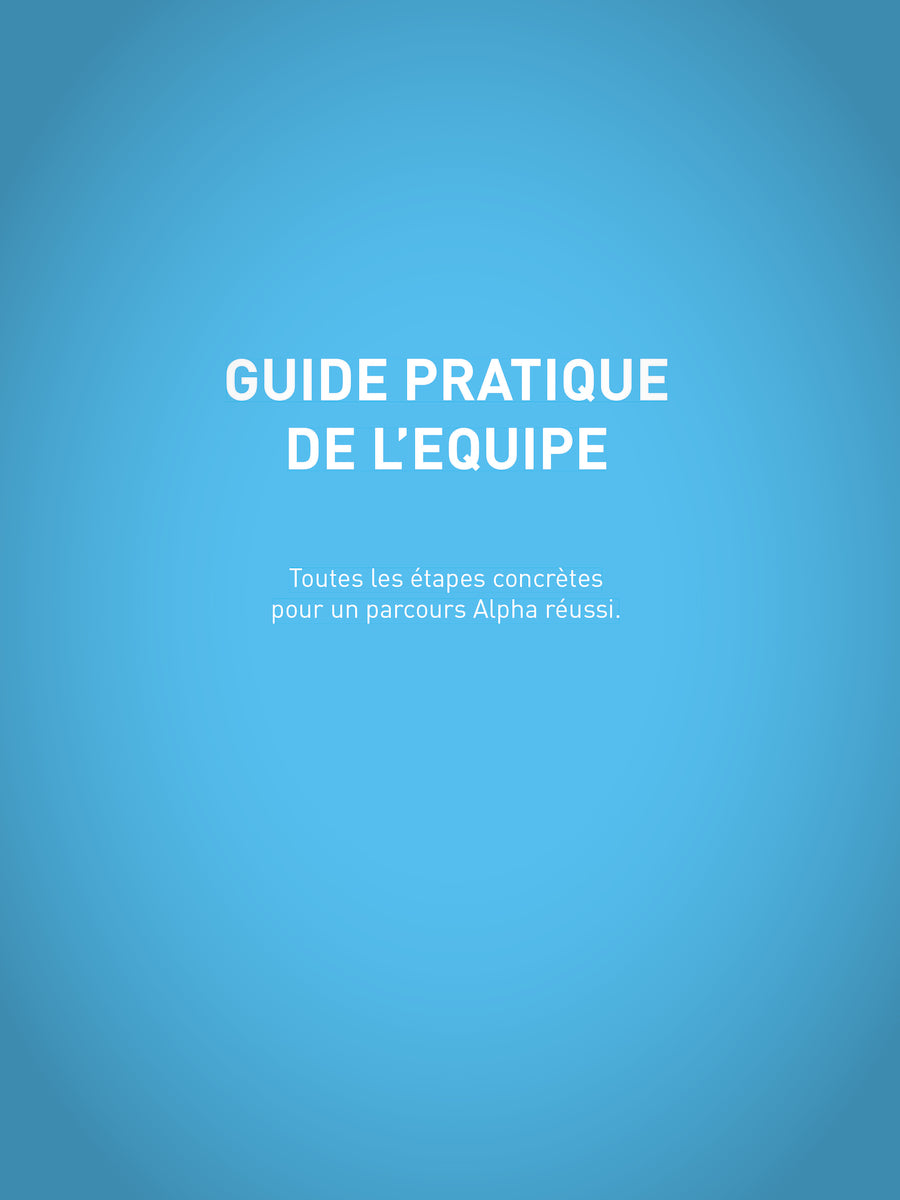 Alpha Director's Handbook, French Edition – FaithGateway