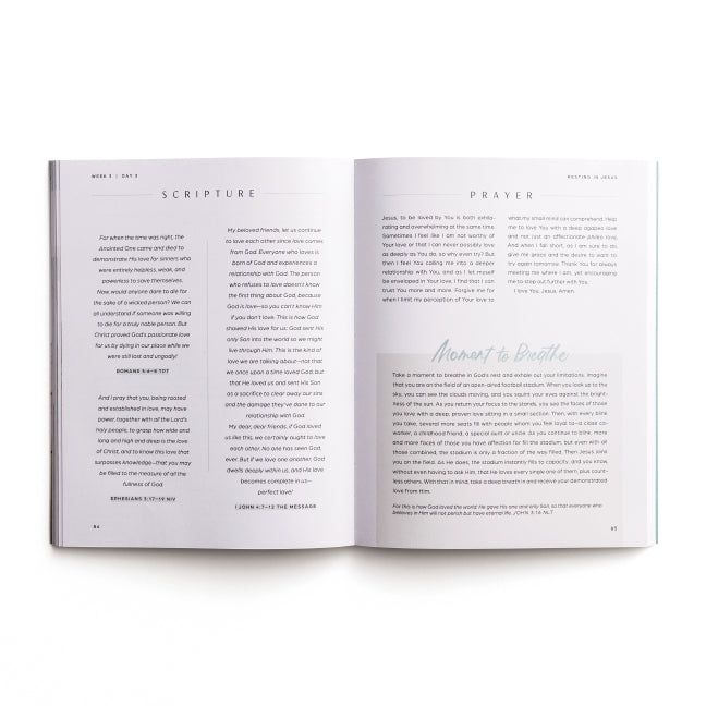 Resting in Jesus: A 30 Day Walk with Mary & Martha Devotional Journal Guide