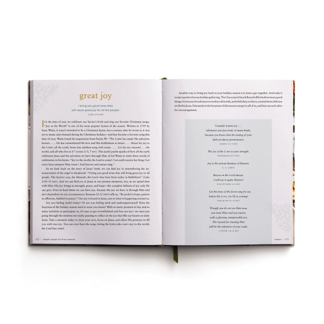 Simple Recipes for Busy Seasons: Devotional Cookbook