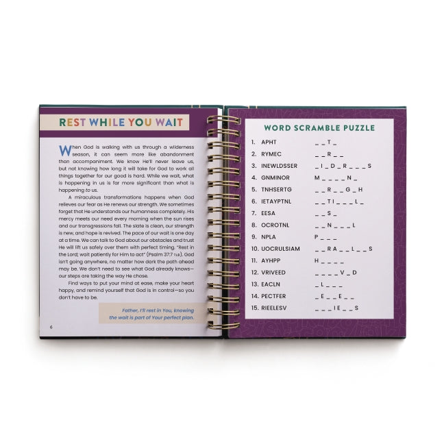 Celebrate God's Goodness: Devotional Word Scramble Book (70 Daily Devotions and Word Scrambles to Refresh Your Spirit) – The Perfect Gift for Christian Women