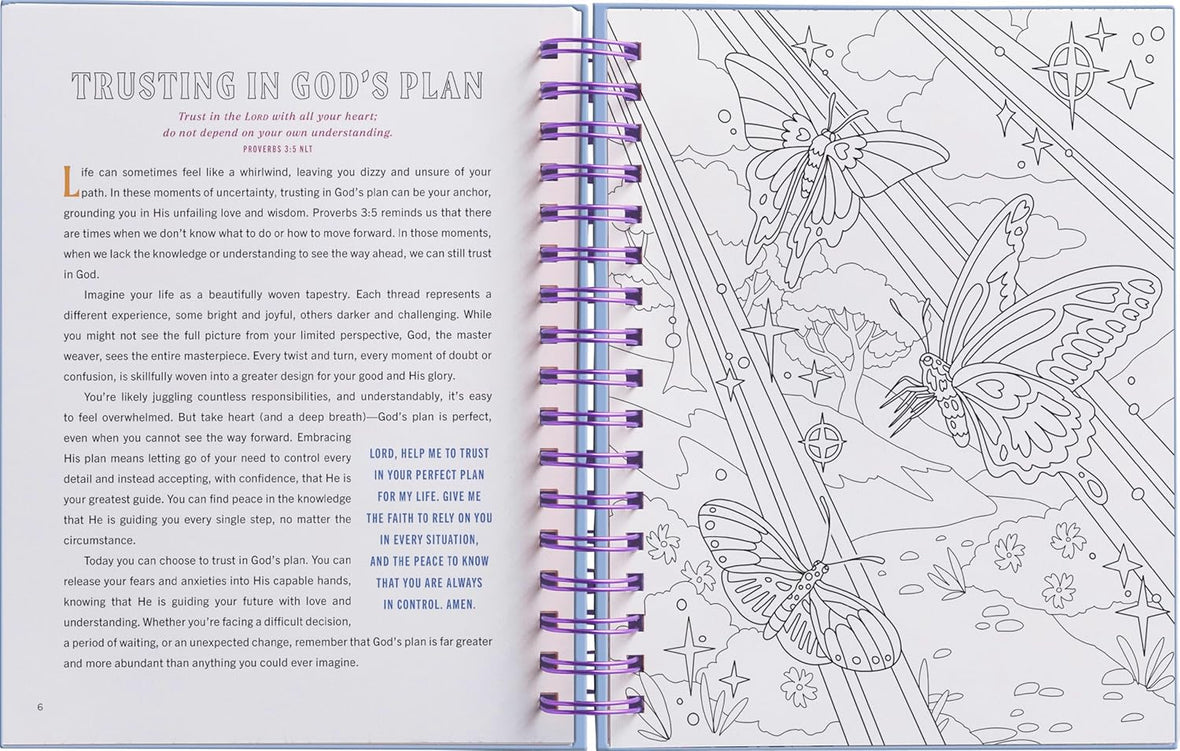 Finding Peace in God's Embrace: Devotional Adult Coloring Book (75 Daily Devotions and Coloring Pages to Quiet Your Soul) – The Perfect Gift for Christian Women