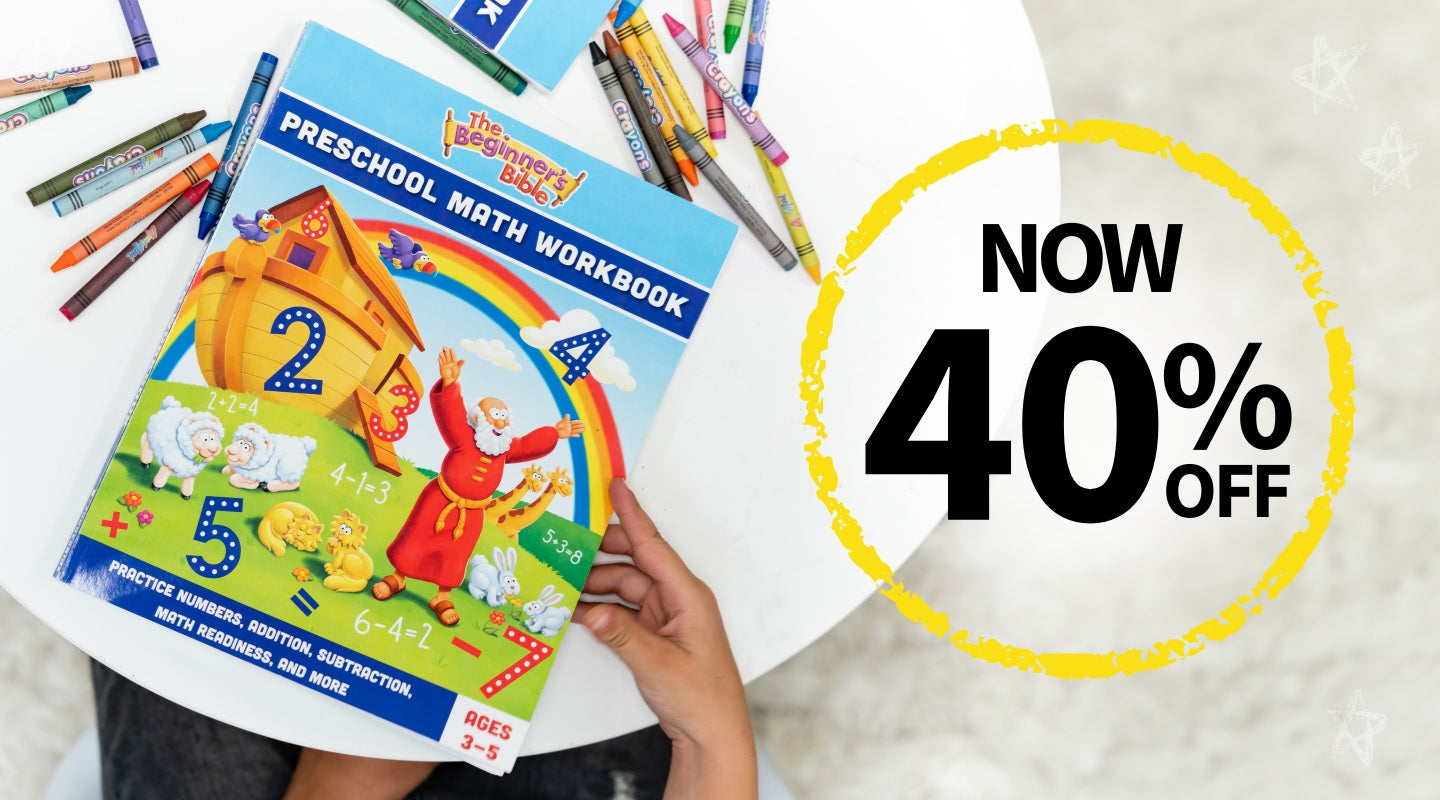 The Beginner's Bible, Preschool Math Workbook, Now 40% Off