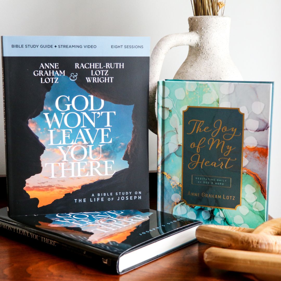 God Won't Leave You There Bible Study Guide + Book + Devotional Premium Bundle