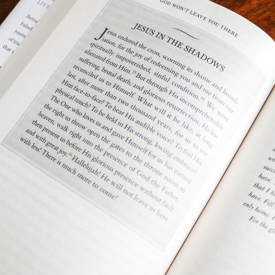 God Won't Leave You There Bible Study Guide + Book + Devotional Premium Bundle