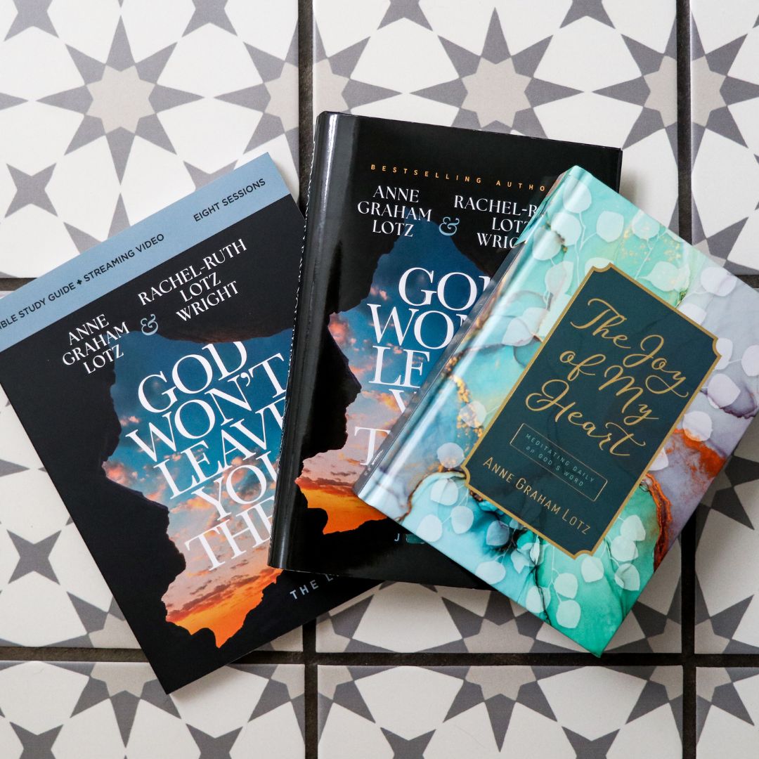 God Won't Leave You There Bible Study Guide + Book + Devotional Premium Bundle