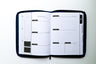 2026 NKJV 16-Month Scripture Planner, Zippered Leathersoft, Navy, Be Strong & Very Courageous