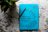 2026 NKJV 16-Month Scripture Planner, Zippered Leathersoft, Teal, May the Lord of Peace