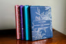 2026 NKJV 16-Month Scripture Planner, Zippered Leathersoft, Navy, Be Strong & Very Courageous