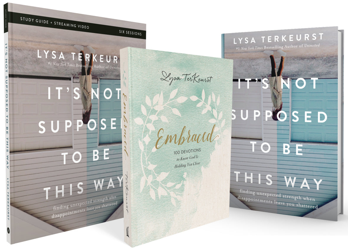 It's Not Supposed to Be This Way Study Guide, Book, Devotional (Premium Bundle)