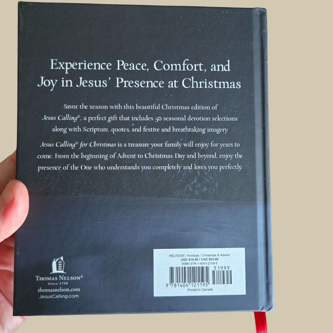 Jesus Calling for Christmas, with Full Scriptures: Seasonal Devotions for Christmas (A 50-Day Devotional)