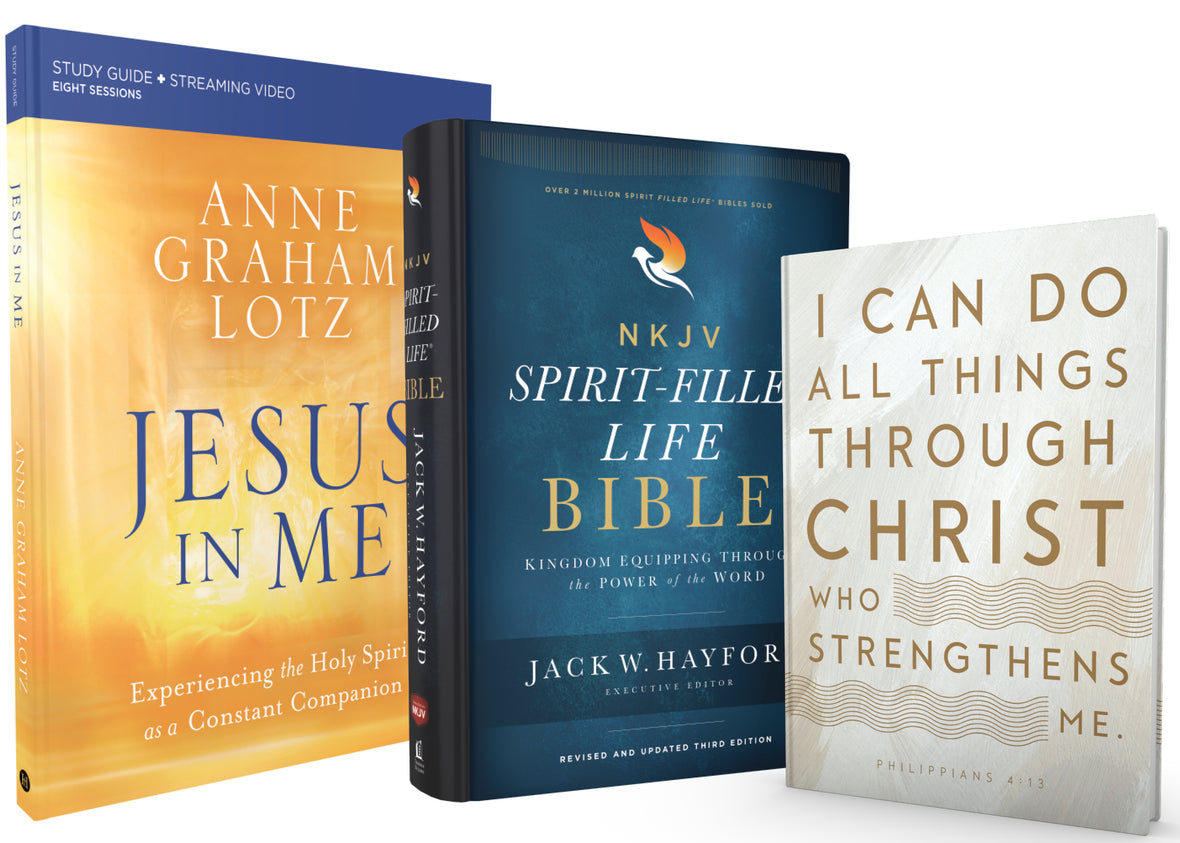 Jesus in Me Study Guide, Bible, Journal (Premium Bundle)