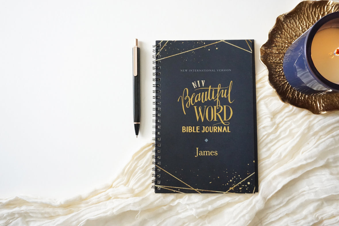 James Study Guide + Scripture Journal + Thinline Bible Bundle